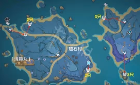 《原神》3.3版混沌真眼高效收集路線 混沌真眼最新收集路線