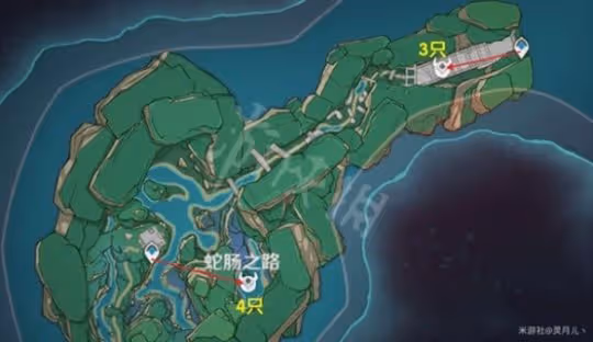 《原神》3.3版混沌真眼高效收集路線 混沌真眼最新收集路線