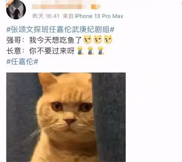 張頌文探班任嘉倫,兩人角色夢幻聯動,網友神評笑出豬叫