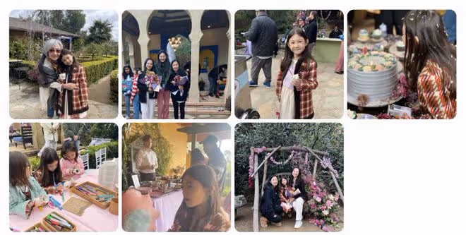 陳冠希女兒生日party被老師曝光,直呼好用心,陳母出鏡滿頭白髮