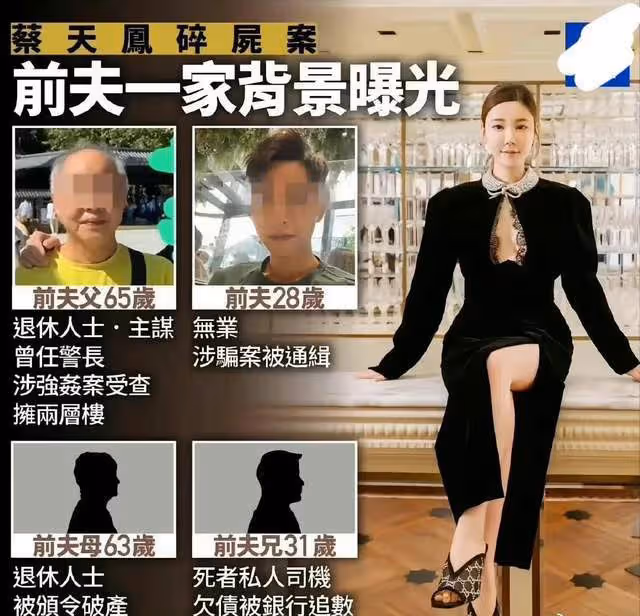 蔡天鳳案爆新進展:警方再抓第7人,對方是社交名人,粉絲超3萬
