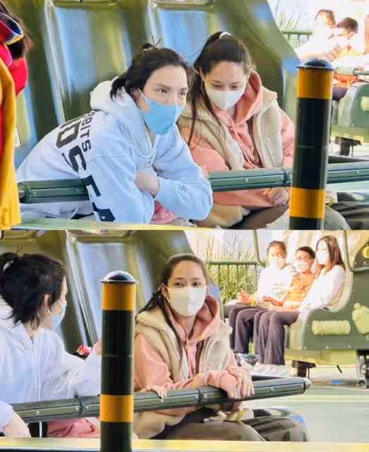 向太婦女節買花寵兒媳,郭碧婷甜喊媽媽,麥克風意外搶鏡像擺拍