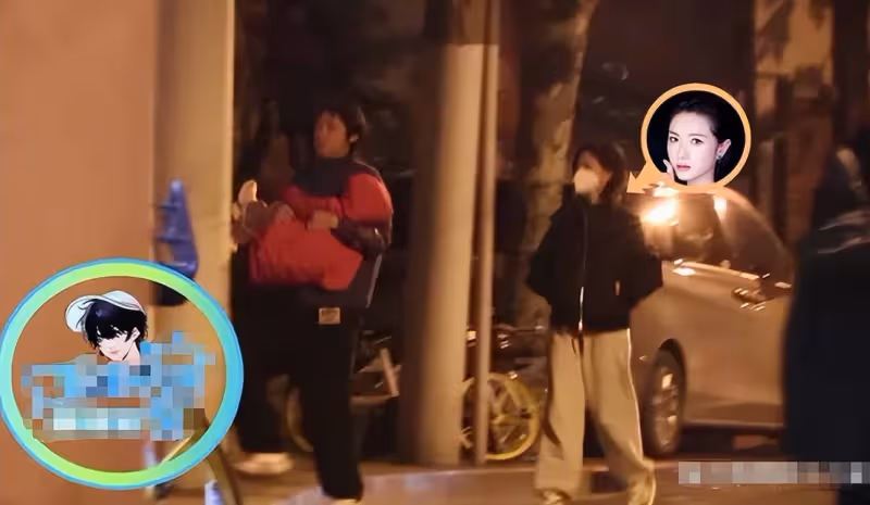 萬茜帶女兒出門學藝,小姑娘扎羊角辮身高超媽媽腰部,愛粘著爸爸