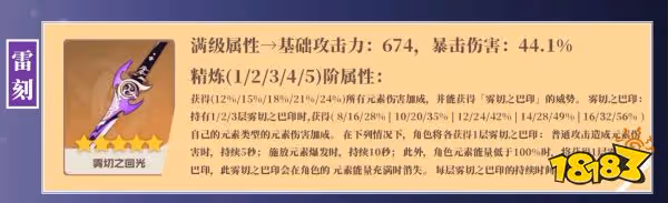 原神刻晴武器和聖遺物推薦 刻晴武器及聖遺物選擇推薦