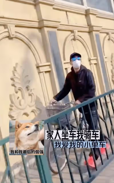 陳小春次子騎單車,扎馬尾像女孩兒,網友擔心會導致性別認知障礙