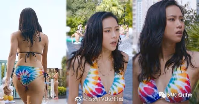 隱形戰隊｜劉穎鏇彩虹水著Look曝光 難忘抵冷做「出水芙蓉」
