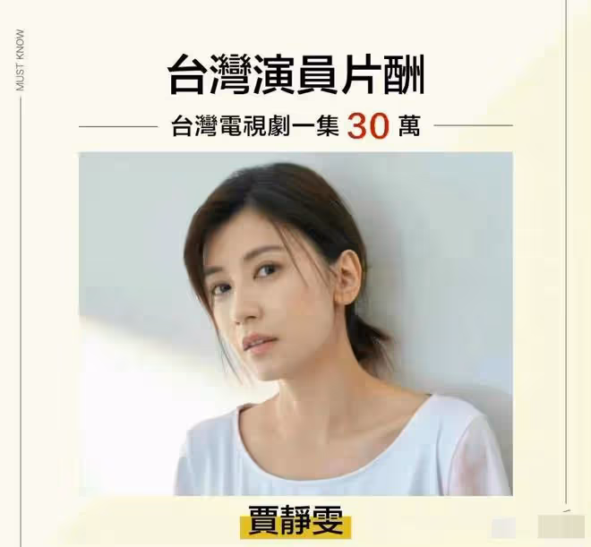 台媒演員片酬曝光!林依晨第一,許光漢墊底,網友:和黃磊差太多