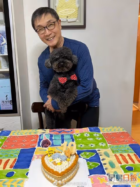 身材日漸消瘦粉絲憂心健康！73歲TVB老戲骨精神奕奕為愛犬切蛋糕慶生