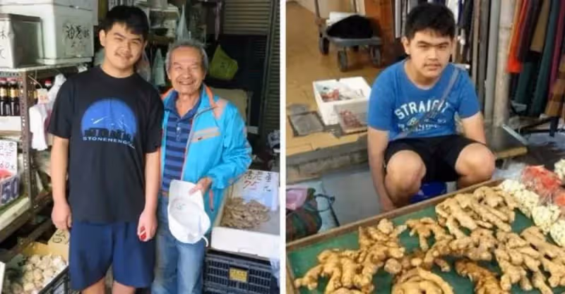 本要送養，阿公不捨帶在身邊！孝孫「13歲擺攤」報答養育恩 ，婉拒救助「要靠雙手打拚」三餐溫飽就夠了！