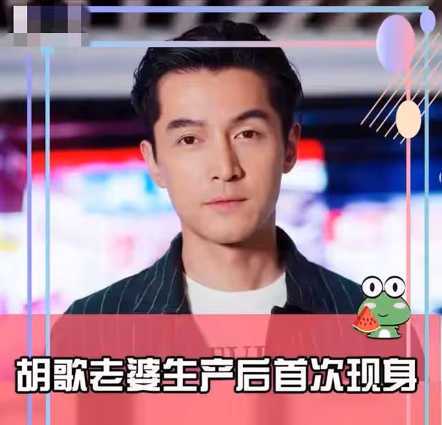 胡歌老婆產女後首現身,四肢纖細打扮樸素,坐豪車去醫院不見老公