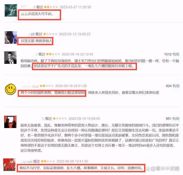 《瞬息全宇宙》豆瓣評分7.6，影迷口碑兩極反轉，差評出奇得一致