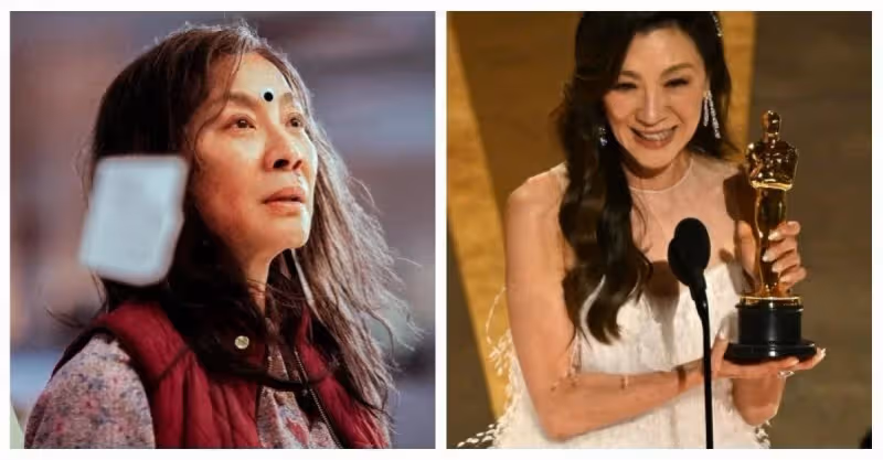 女打仔登巔峰！楊紫瓊奪奧斯卡「首位華人影后」創紀錄　「手握小金人」激動向全世界喊話：花40年做到了
