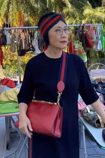 誇張!TVB大姐大在豪宅天台曬名牌包,收藏甚多價值被曝近五千萬