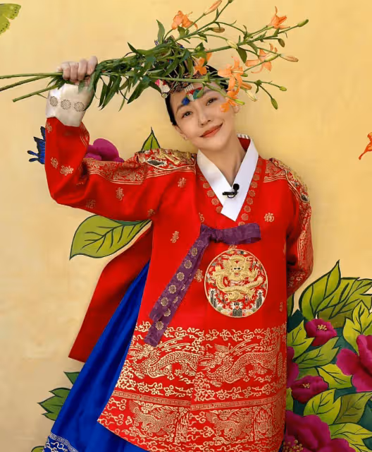 丟人現眼！吃韓國美食陶醉穿韓服自豪的小S儼然把自己當成韓國人了