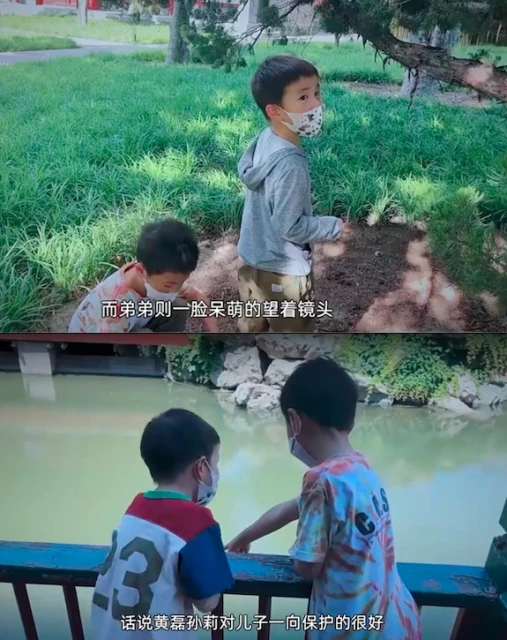 孫莉隱藏多年兒子正面照曝光,單眼皮嘟嘟臉,軟糯活潑堪稱小黃磊