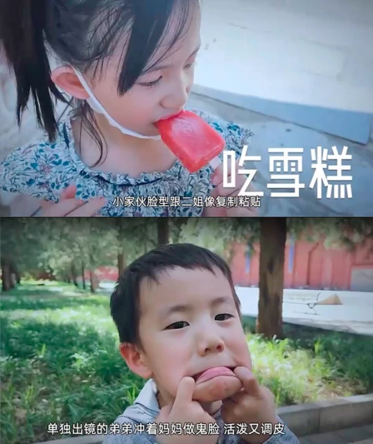 孫莉隱藏多年兒子正面照曝光,單眼皮嘟嘟臉,軟糯活潑堪稱小黃磊