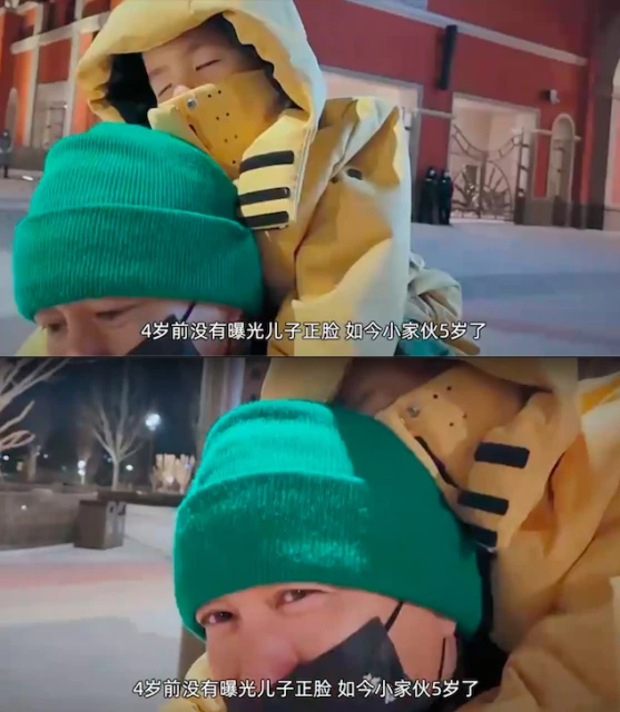 孫莉隱藏多年兒子正面照曝光,單眼皮嘟嘟臉,軟糯活潑堪稱小黃磊