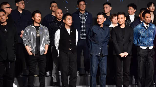 英皇電影巡禮，梁朝偉劉德華等巨星雲集，謝霆鋒首當導演王菲見證