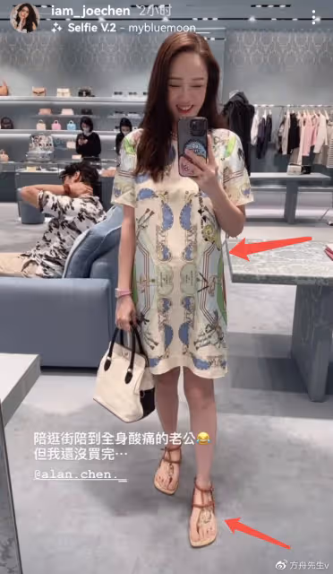 陳喬恩曬與Alan喝香檳,間接闢謠懷孕,丈夫陪她度假多月被質疑不工作