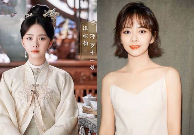 《錦心似玉》女演員古裝前後對比，譚松韻清純可愛，穎兒
