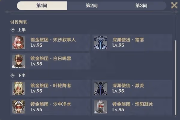 《原神》3.5版下半深淵12層打法指南
