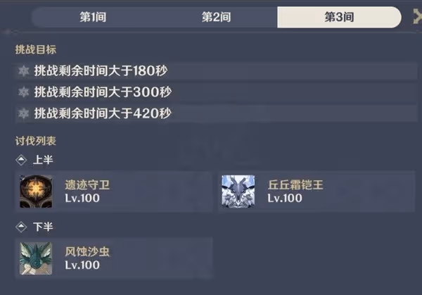 《原神》3.5版下半深淵12層打法指南