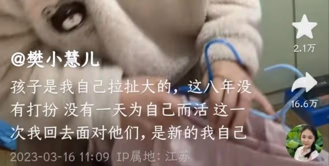 網紅樊小慧精神引擔憂,離婚前後模樣反差大疑整容,曾遭老公背叛