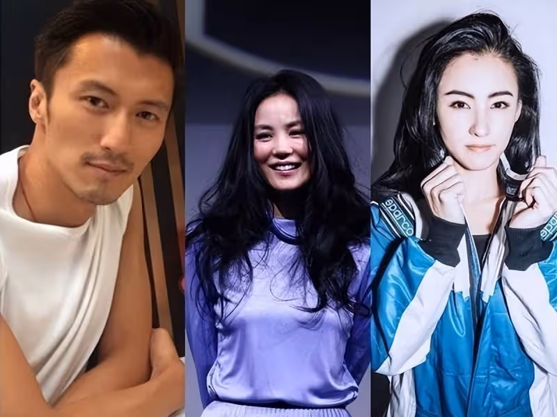 王菲扎丸子頭跟謝霆鋒現身,張柏芝也扎丸子頭現身機場,區別太大不怪謝霆鋒