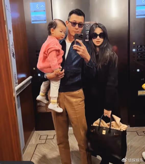 朱珠夫婦慶祝結婚兩周年，帶女兒重回婚禮舉辦地，一家三口超幸福