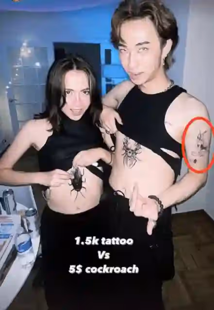 伊能靜兒子曬葡萄牙旅行照,穿裙子秀美背,手臂上紋兔女郎超個性