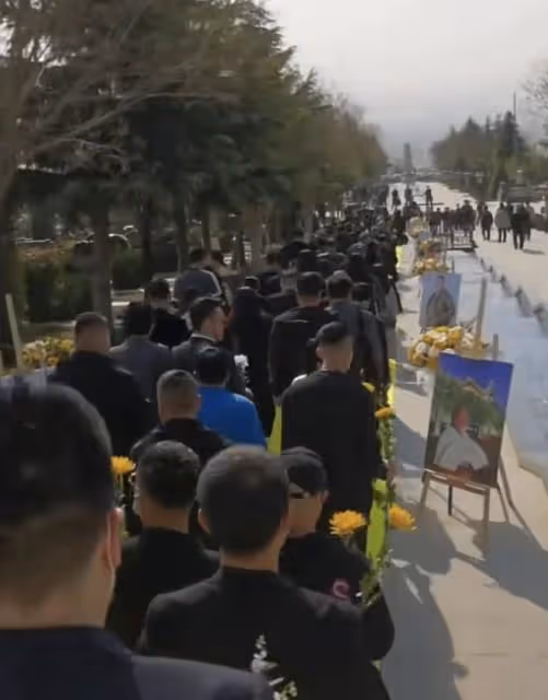 陸樹銘去世4個月終下葬，墓地莊嚴遼闊，此前遺體一直存放殯儀館