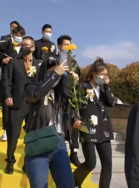 陸樹銘去世4個月終下葬，墓地莊嚴遼闊，此前遺體一直存放殯儀館