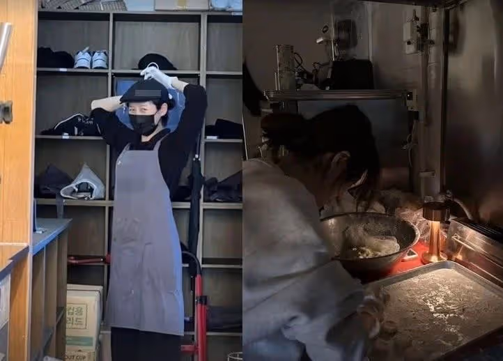 韓國女星金賽綸，在江南一家酒吧打工？目擊者稱，她善良又能幹！