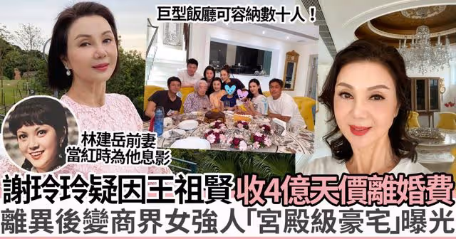 雖嫁豪門卻休夫,婆婆幫她要4億分手費,謝玲玲才是真正人生贏家