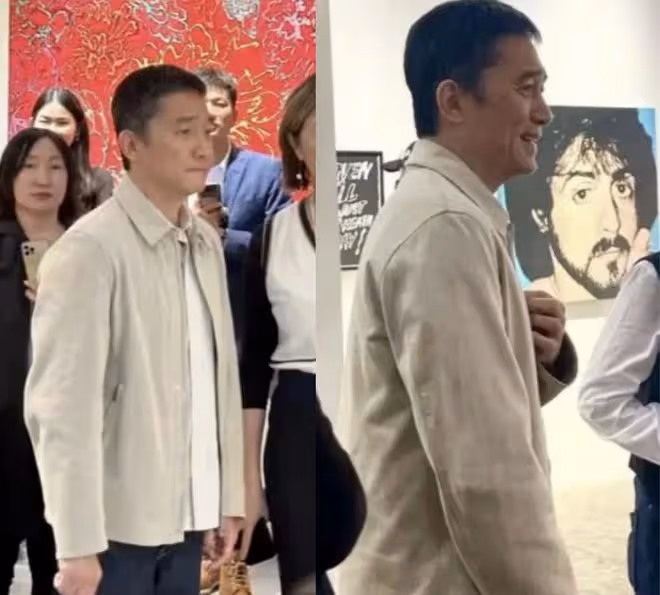 梁朝偉:回國夫婦合體現身,劉嘉玲穿JK裙扮嫩,58歲的背影像少女