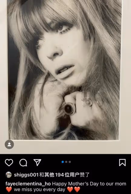 何鴻燊長孫女曬照悼念母親,稱每天都想念,六歲後與妹妹相依為命