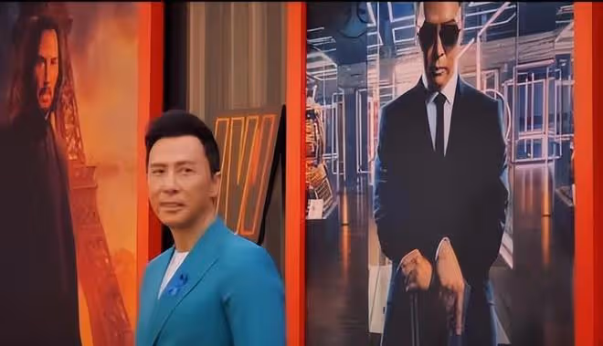 甄子丹全家出席電影發布會,兒女同台自信大方,汪詩詩打扮貴氣