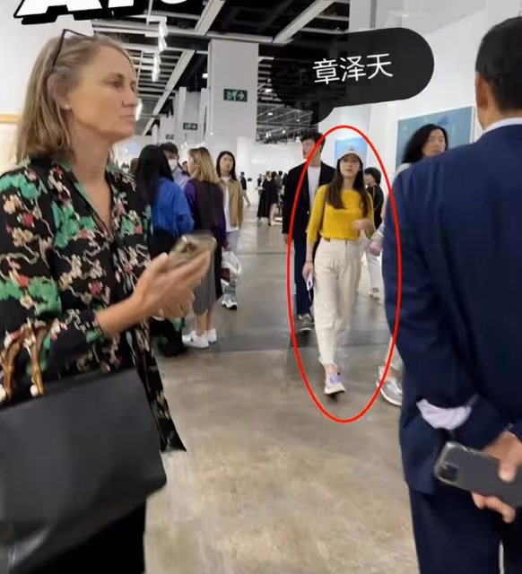 章澤天和梁安琪現身藝術展，霍震霆與鄭志剛等富豪一起現身