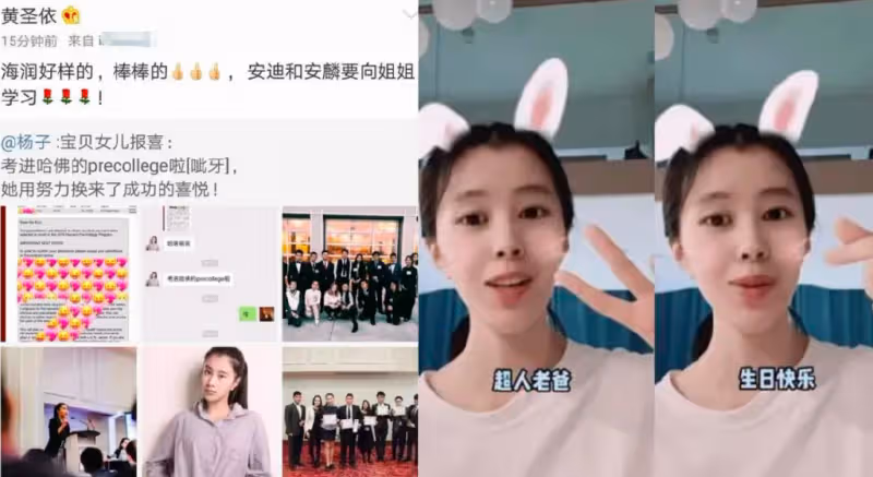 楊子女兒回國發展搞音樂,長相一般雙商卻超高,哈弗畢業堪稱才女