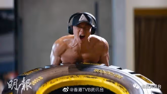 隱形戰隊|林子善推120公斤重巨型車軚!網民 演技大躍進