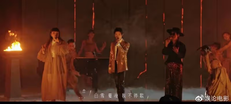 兩隊PK,張信哲隊勝出,這期節目那英隊雖敗猶榮盡力了