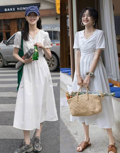 30歲左右的輕熟女性，夏季穿裙子要多看這3點，優雅又溫柔