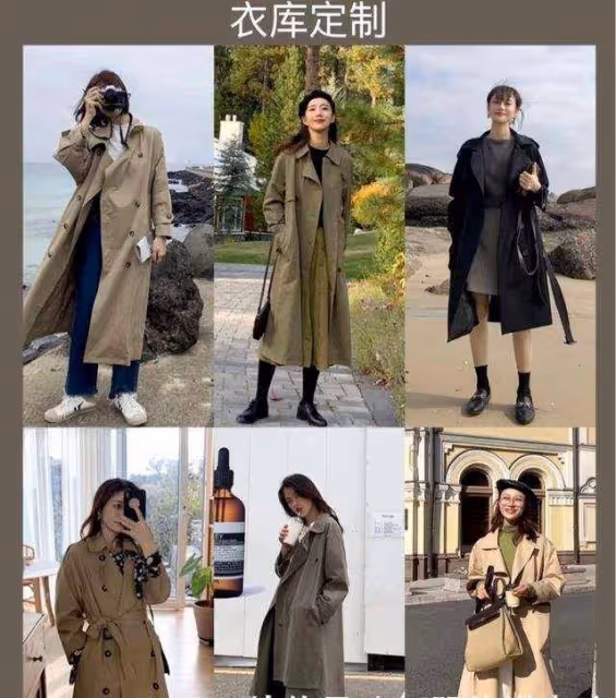 春天風衣穿搭示範，優雅知性有女人味，分分鐘提升氣質