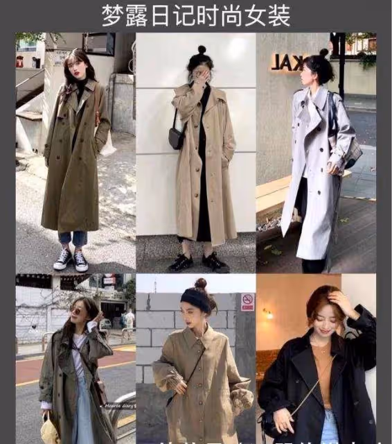 春天風衣穿搭示範，優雅知性有女人味，分分鐘提升氣質