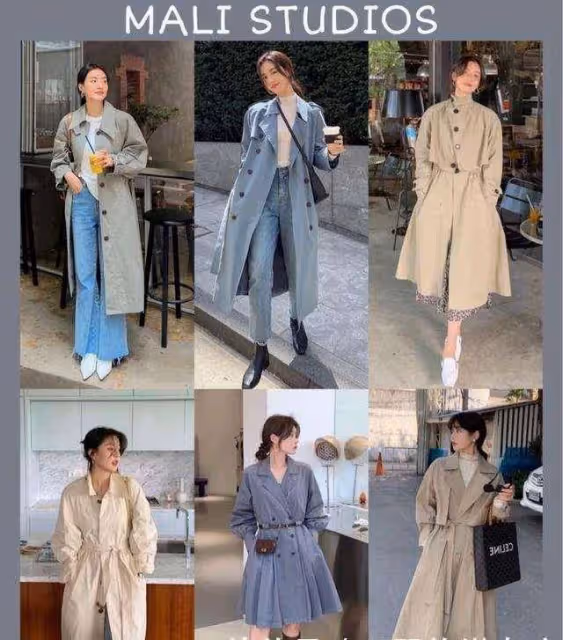 春天風衣穿搭示範，優雅知性有女人味，分分鐘提升氣質