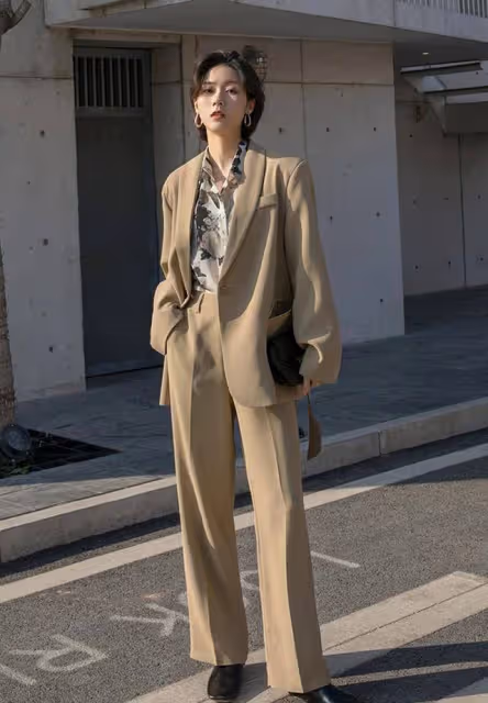 有品位的女人，今年更愛穿「大衣+西裝褲」，知性優雅又大方