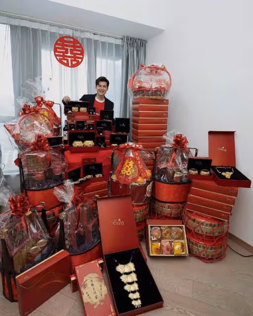 恭喜!香港知名女星大婚在即,未婚夫過大禮送價值六位數金器