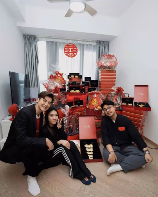 恭喜!香港知名女星大婚在即,未婚夫過大禮送價值六位數金器