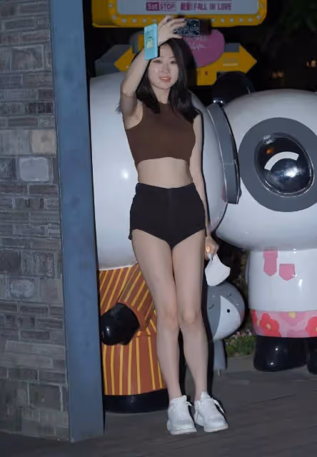 驚艷、靚麗的街拍美女合集