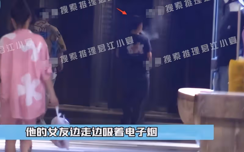 徐志勝女友真容首曝光，貼心幫夾菜愛抽電子菸，呼蘭老婆雙腿修長